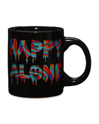 "Happy Alone Drip Coffee Mug - 20 oz."