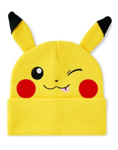 3D Pikachu Cuff Beanie Hat - Pok?mon