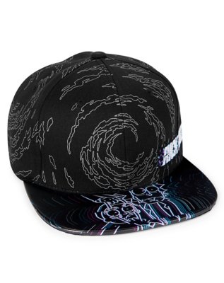 "Outline Lenticular Rick and Morty Snapback Hat"