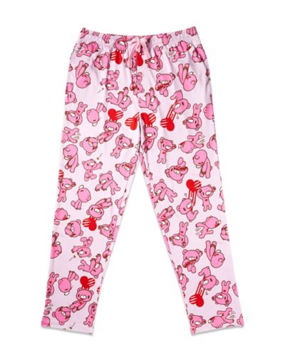 "Gloomy Bear Heart Print Lounge Pants"