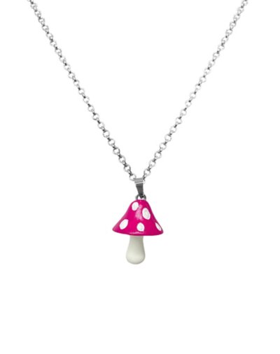 Mushroom Pendant Necklace