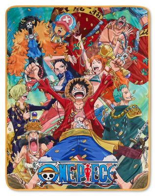 Straw Hat Pirates Fleece Blanket One Piece Spencer s