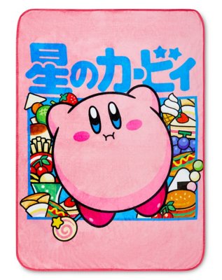 "Kirby Food Fleece Blanket"