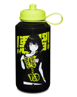 "Skeleton Water Bottle 32 oz. - Bad Habits"