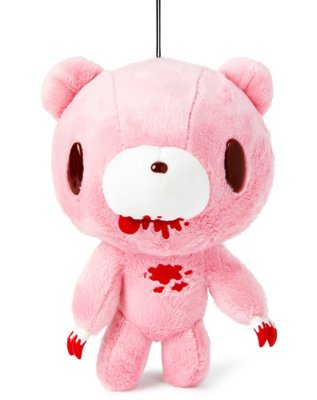 "Pink Gloomy Bear Tongue Out Plush"