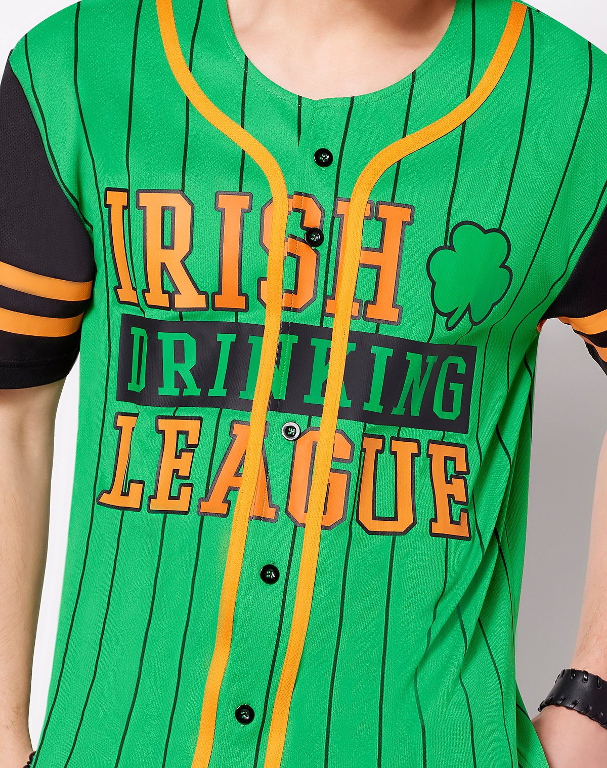 Irish Drinking League Baseball Jersey 
