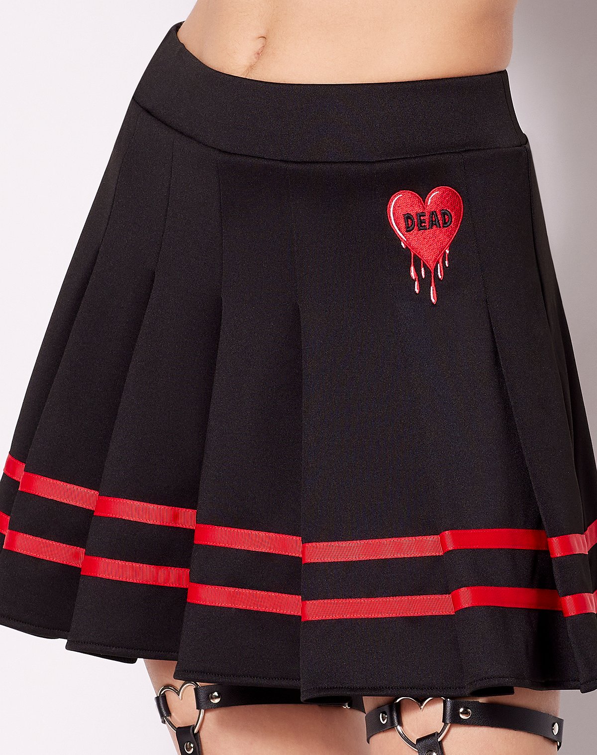 Dead drippy heart skirt