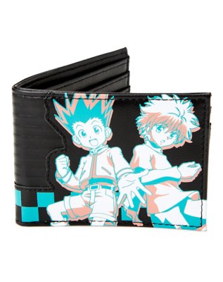 "Checkered Gon and Killua Bifold Wallet - Hunter x Hunter"