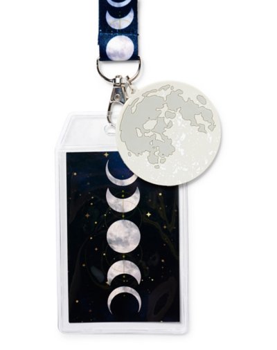 Moon Phases Lanyard