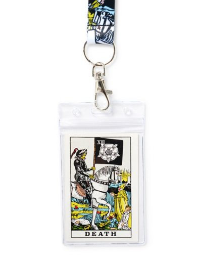 Death Tarot Card Lanyard