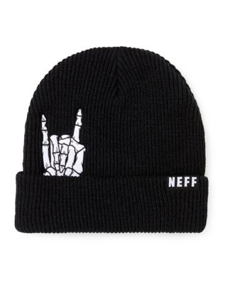 "Skeleton Hand Cuff Beanie Hat - Neff"