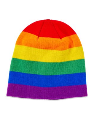 "Rainbow Pride Beanie Hat"