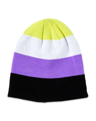 "Nonbinary Pride Beanie Hat"