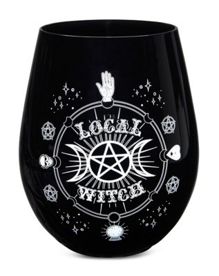 "Local Witch Stemless Glass - 20 oz."