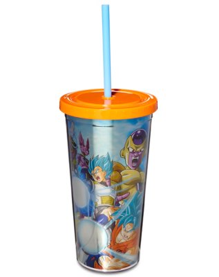 "Dragon Ball Super Characters Cup with Straw - 20 oz."