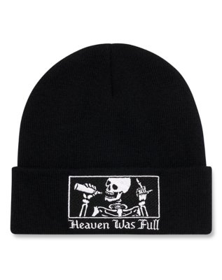 "Heaven Was Full Cuff Beanie Hat"