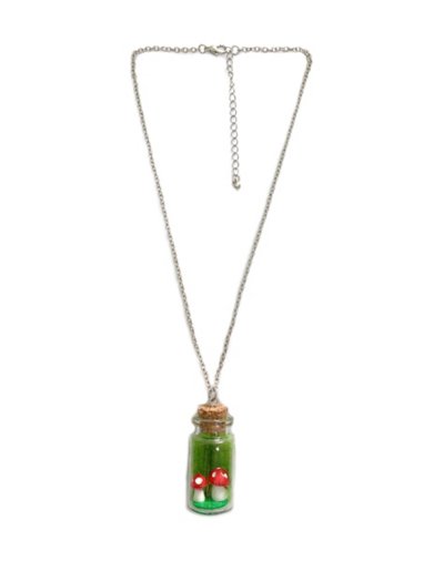 Mushroom Jar Necklace