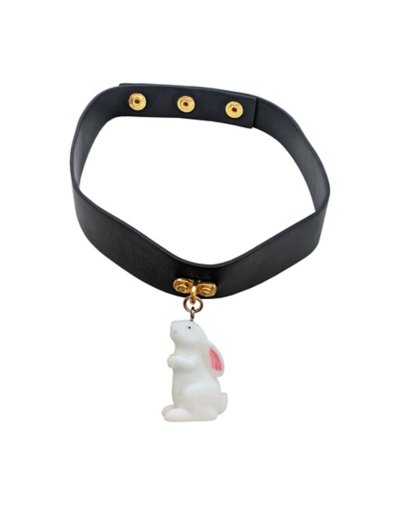 Rabbit Charm Choker Necklace