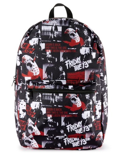 Jason is Back Print Backpack - Friday the 13th