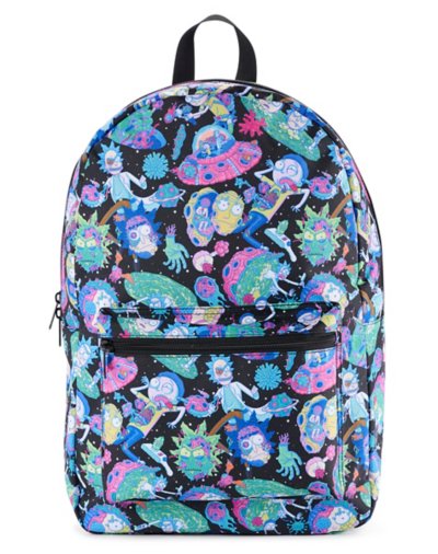 Rick and Morty All Over Print Portal Backpack