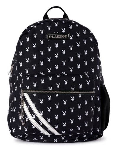 Playboy Bunny All Over Print Backpack Black