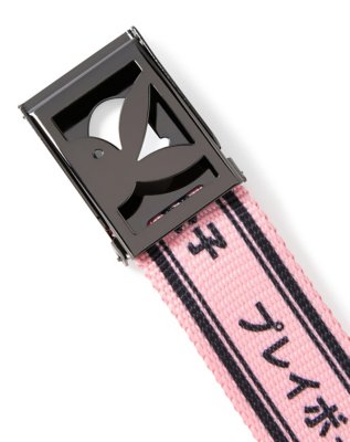 "Playboy Bunny Kanji Belt Pink"