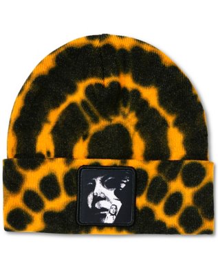 "Tie Dye Michael Myers Patch Cuff Beanie Hat - Halloween"