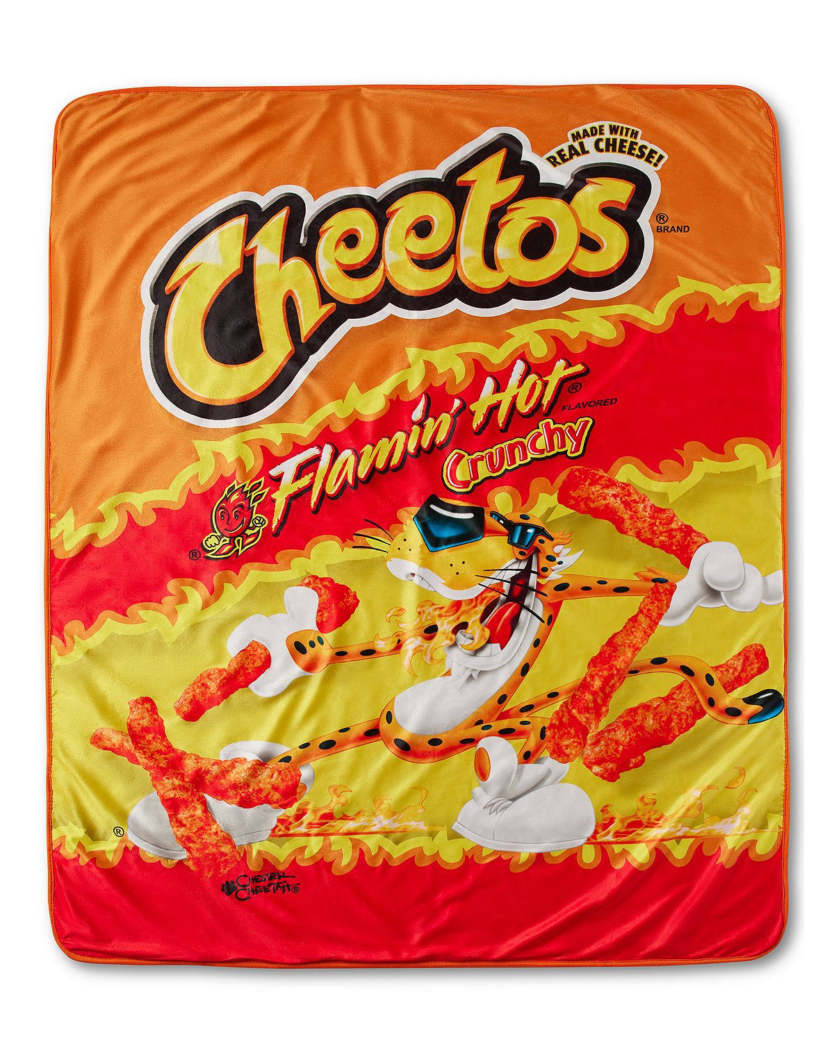 Flamin' Hot Cheetos Sherpa Fleece Blanket