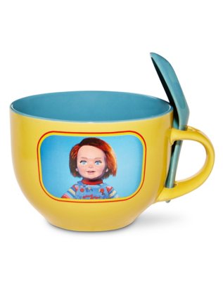 "Good Guys Chucky Soup Mug with Spoon - 24 oz."