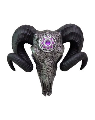 "Ornate Hanging Ram Head"