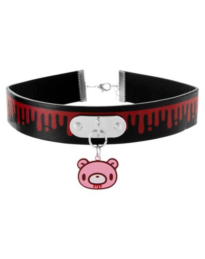 Gloomy Bear Drip Choker Necklace