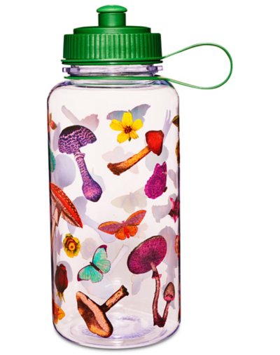 Vintage Mushrooms Water Bottle - 33 oz.