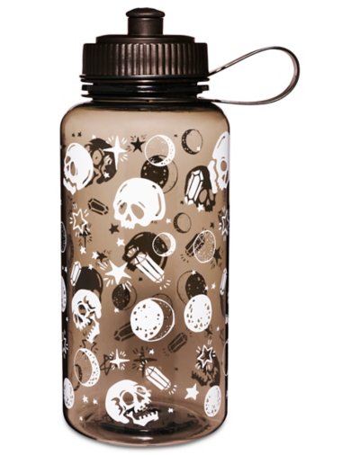 Skulls with Crystal Water Bottle - 33 oz.