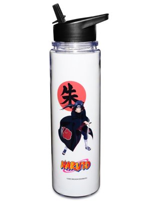 "Naruto Itachi Water Bottle with Straw - 25 oz."