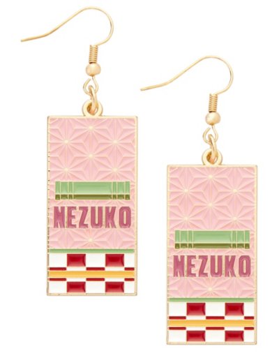 Nezuko Dangle Earrings - Demon Slayer