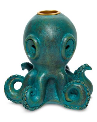 "Octopus Patina Incense Burner"