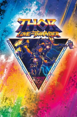 "Splatter Thor: Love and Thunder Poster"