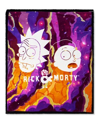 "Swirl Rick & Morty Fleece Blanket - Rick and Morty"