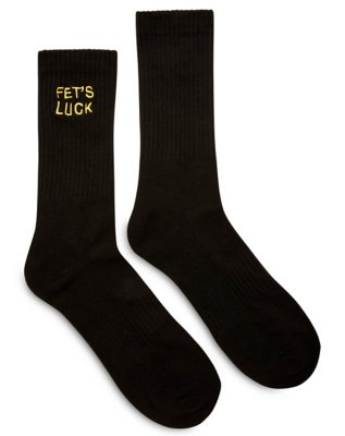 "Fet's Luck Crew Socks - Danny Duncan"