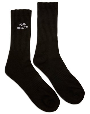 "Porn Director Crew Socks"