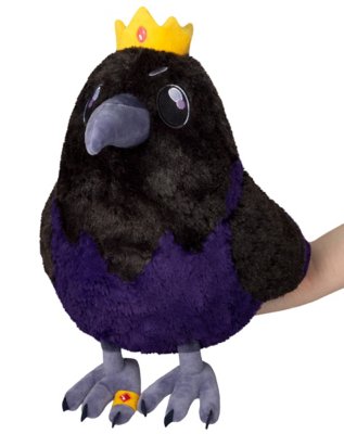 "Mini King Raven Plush Toy - Squishable"