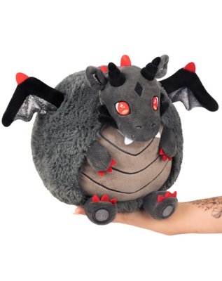 "Mini Shadow Dragon Plush Toy - Squishable"