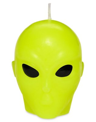 "Blacklight Alien Candle"