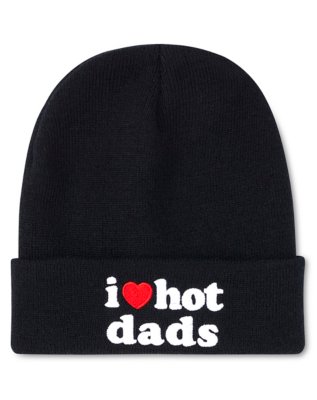 "I Heart Hot Dad Hats Cuff Beanie Hat - Danny Duncan"