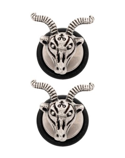 Baphomet Fake Plugs - 18 Gauge