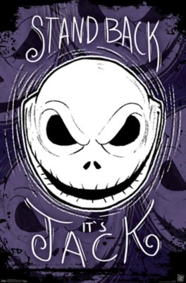 "Stand Back It's Jack Poster - The Nightmare Before Christmas"