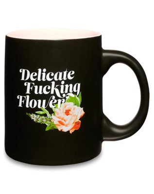 "Delicate Flower Coffee Mug - 20 oz."