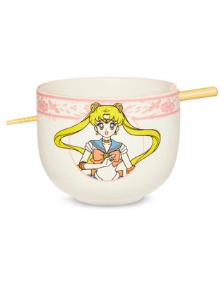 "Sailor Moon Bowl with Chopsticks"