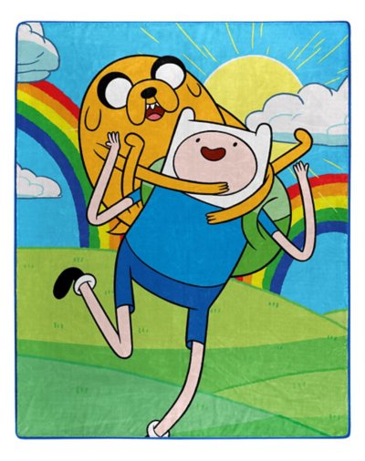 Adventure Time Rainbow Buds Fleece Blanket