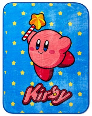 "Kirby Star Wand Fleece Blanket"